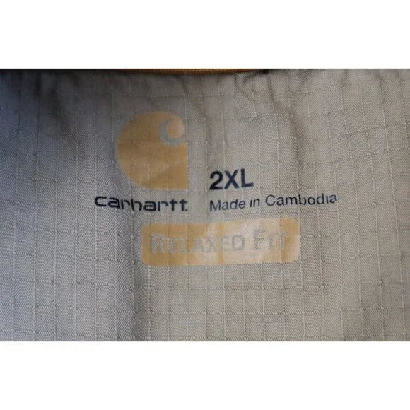 Carhartt Force Relaxed Fit Button Down Shirt Men's Size 2XL - Picture 4 of 4